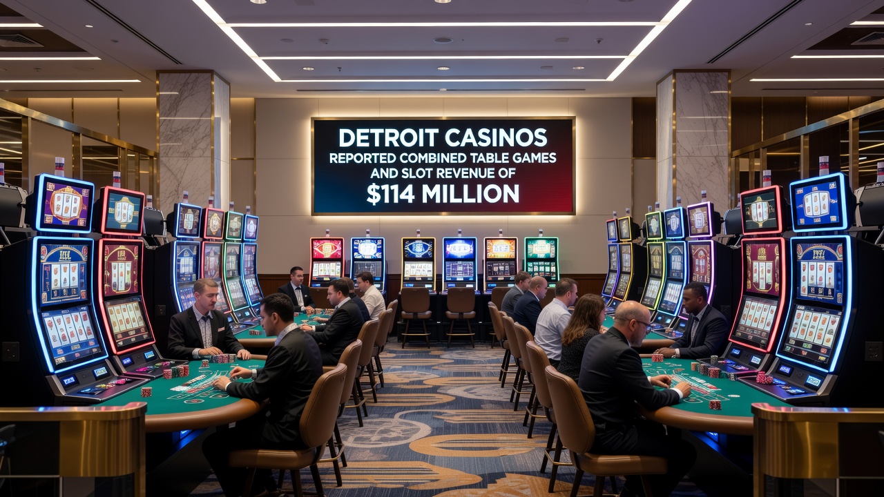 Interior rendering of Happy Valley Casino featuring slot machines and table games amid modern decor