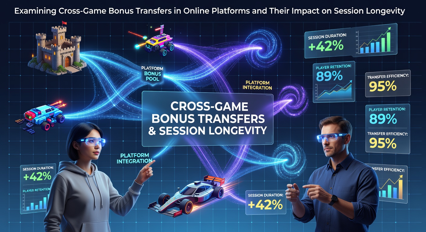 Online gaming interface showing bonus transfer options between slot and table game sections on a digital platform dashboard