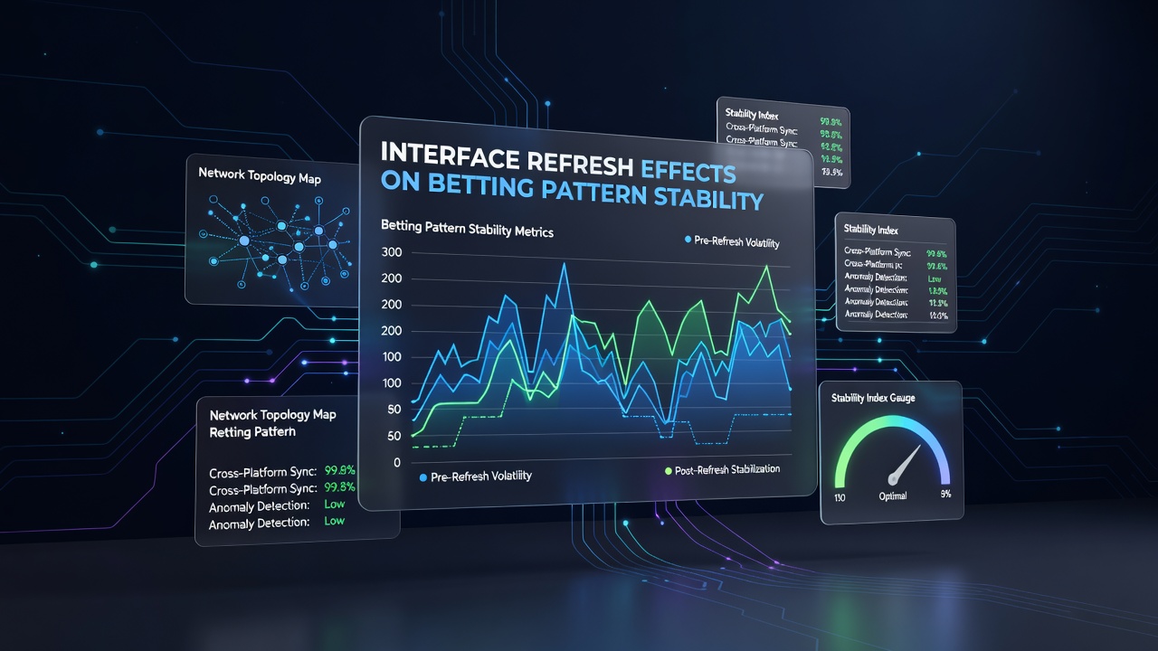 Split-screen view comparing pre-refresh and post-refresh casino interfaces with overlaid betting heat maps