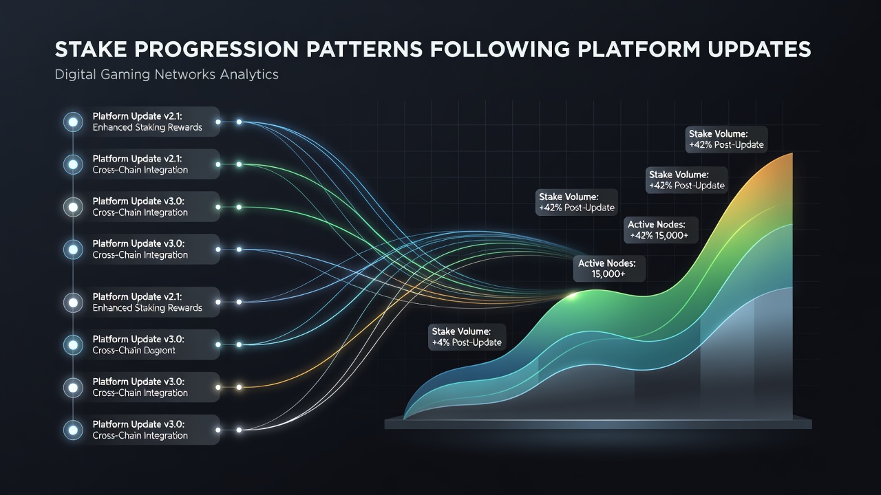 Data visualization of stake increases and decreases across digital gaming platforms after major software updates in 2025 and 2026