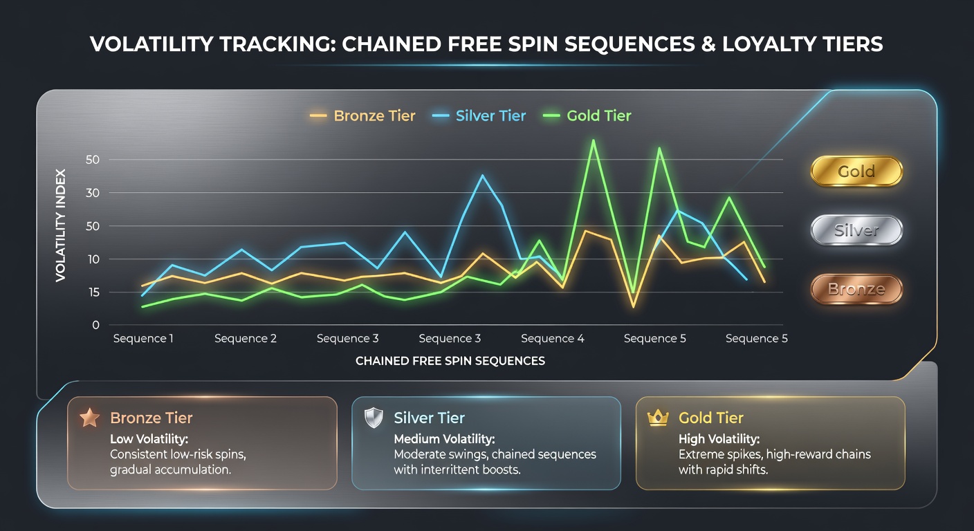 Chart illustrating payout distribution changes across different loyalty tiers in slot games